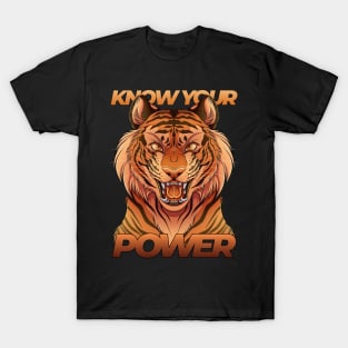 Know your power - Golden T-Shirt